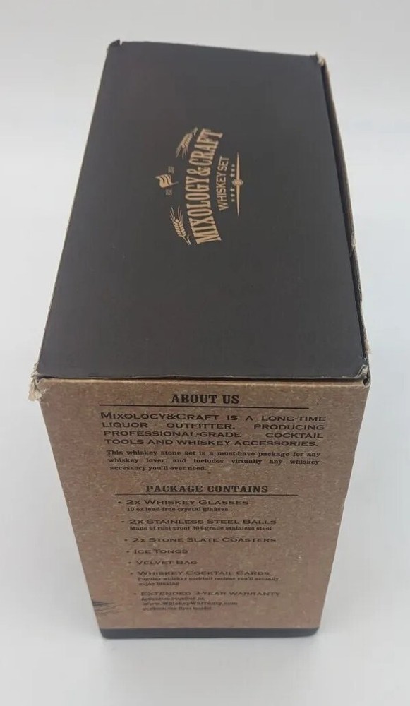 Complete Whiskey Serving Gift Set for Men and Women.