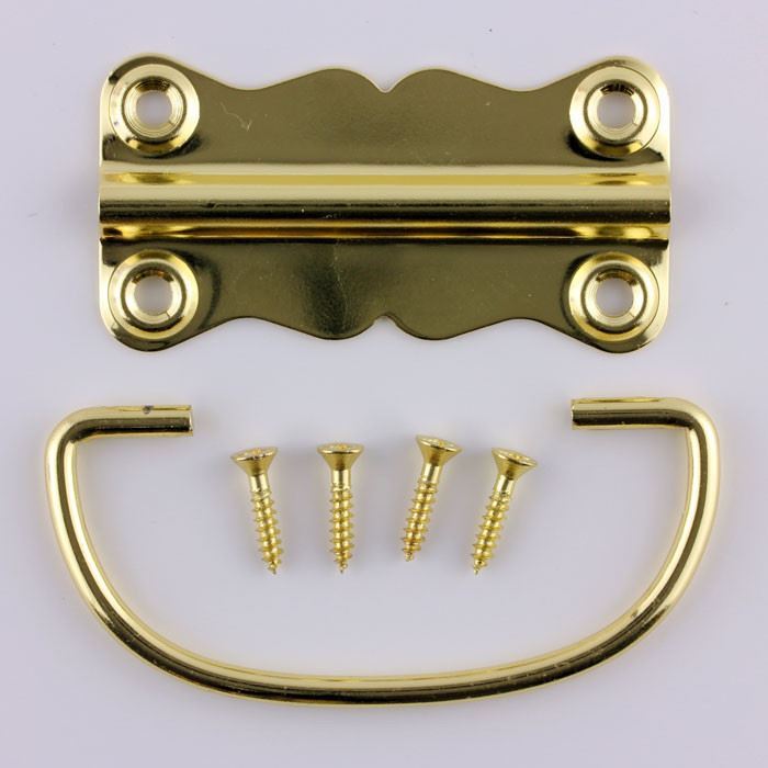 Polished Brass Chest Handle - 3 1/4" (1041)