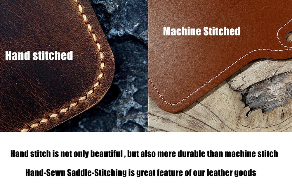 Full grain distressed leather slim cover for pocket size field notes notebook