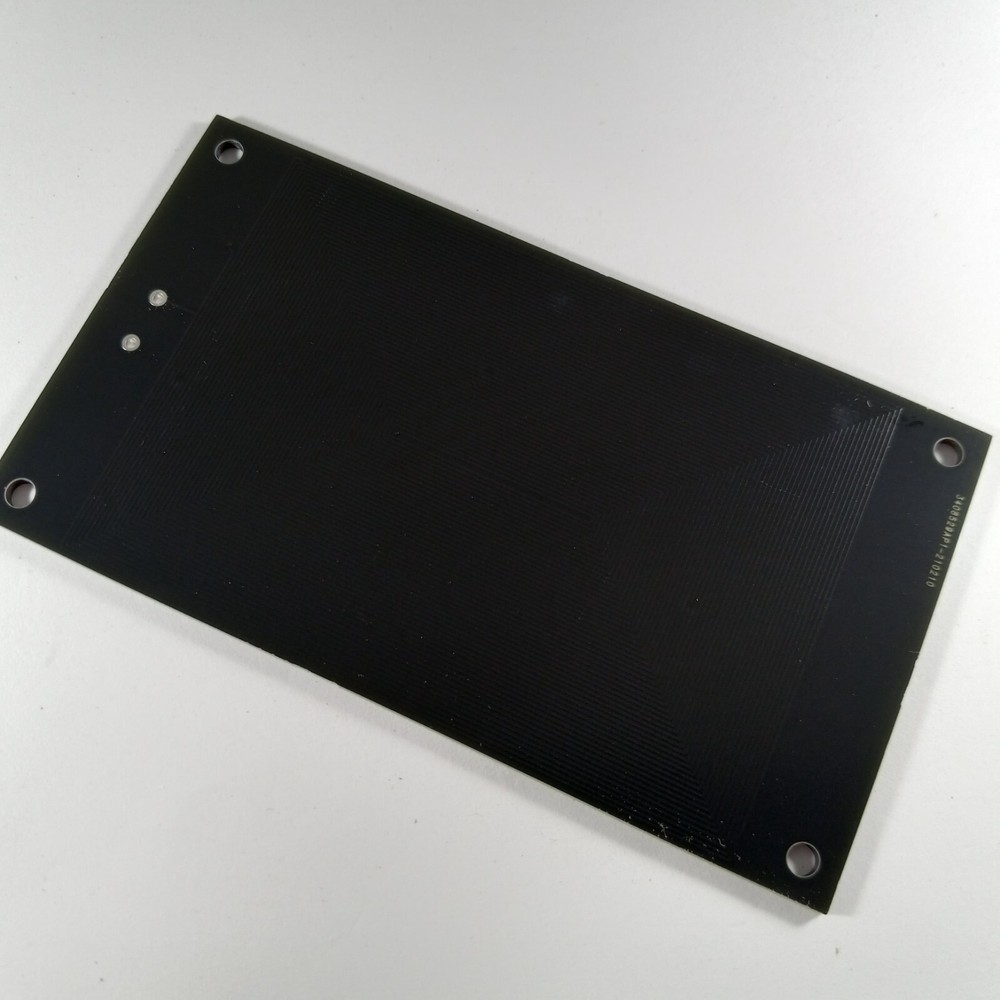 Black 350uh Crystal Radio Spiral Coil Rectangular Printed Circuit Board