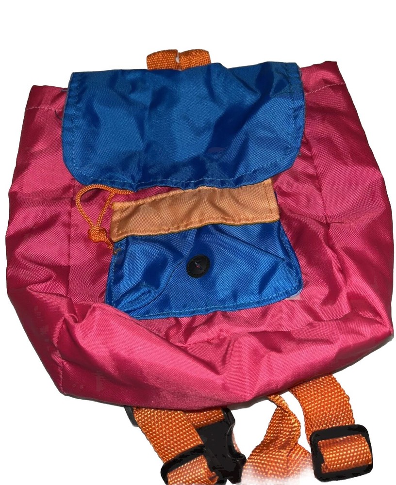 9x9.5 Small 100% Polyester Mini Multicolor Adjustable Straps Backpack