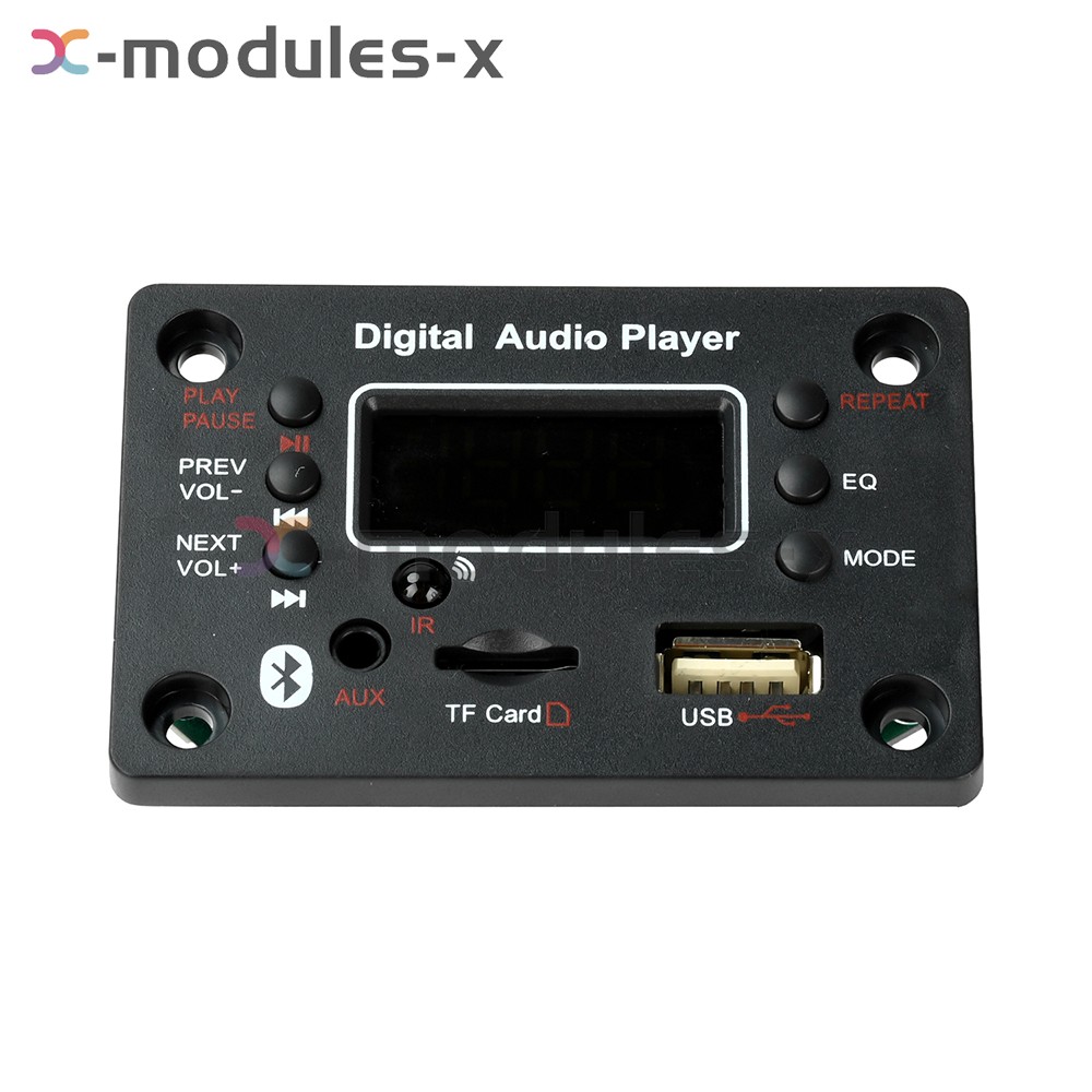 Audio Amplifier Board 2*25W 2CH Bluetooth 5.0 MP3 Decoder Board with Amplifier