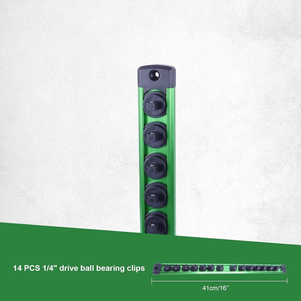 Magnetic Socket Holder Organizer Set:1/4 Inch Drive Socket Trays Socket.....