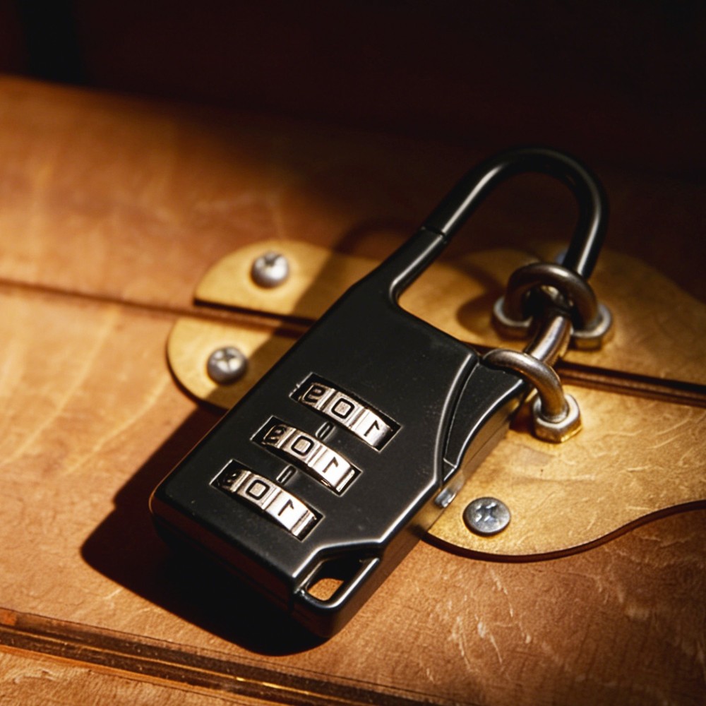 5Pcs Resettable 3 Digit Combination Lock Code Padlock, Silver (55 x 21mm)