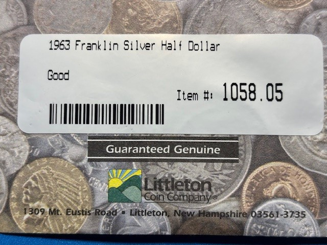 1963 Franklin Silver Half Dollar (Good)