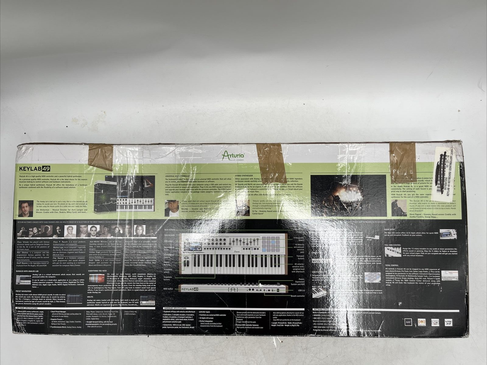 Arturia KeyLab 49 49-Note MIDI Keyboard Controller with Software Bundle