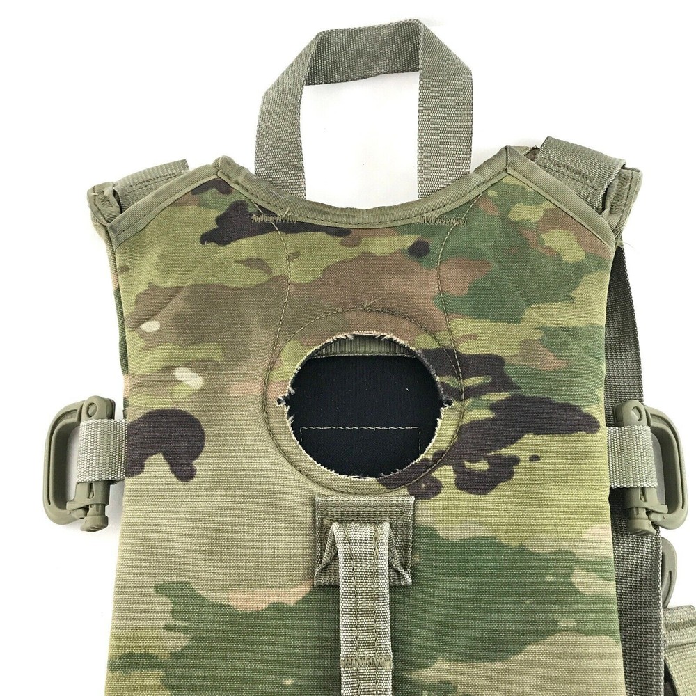 US Army OCP Multicam Molle II Hydration System Carrier Water Backpack No Bladder
