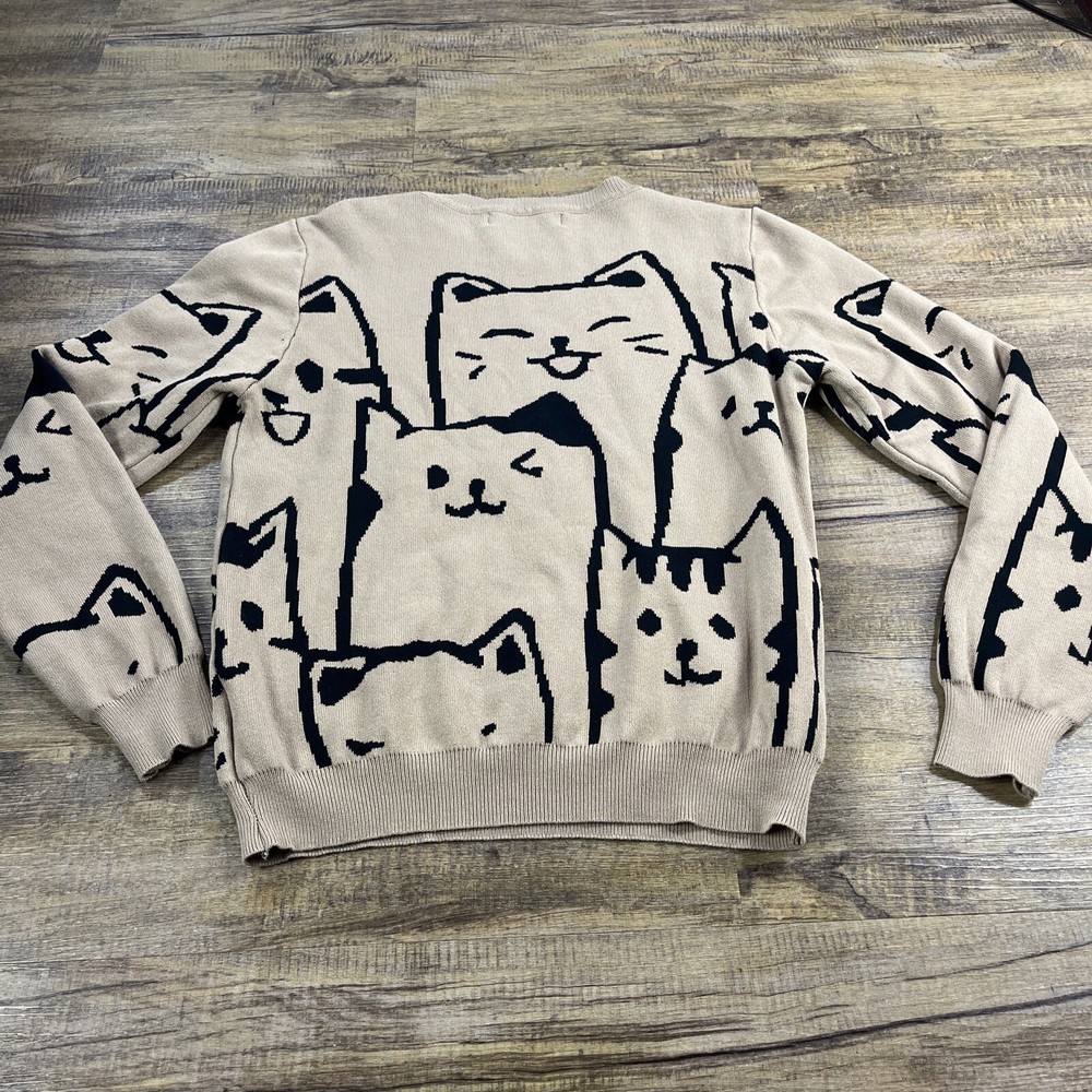 Lizette Collection Pullover Cat Sweater Women’s Size S