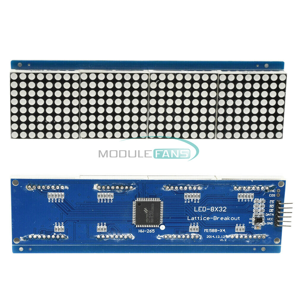 MCU HT1632C Display Dot Matrix Module 3208 Red led Replace MAX7219