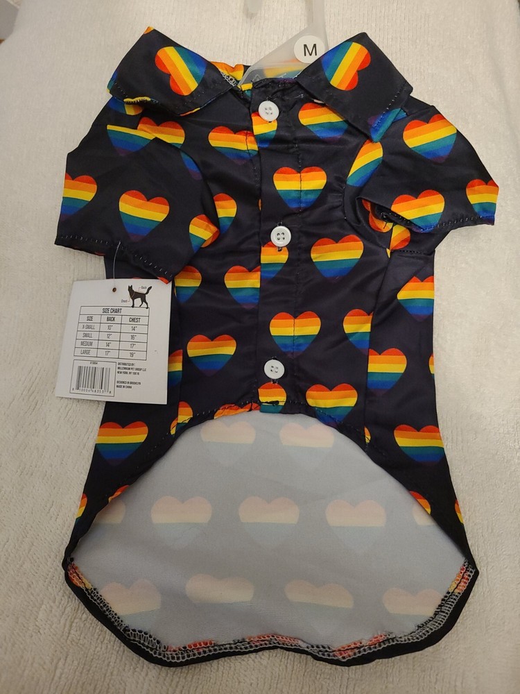 PET PRIDE Summer ShirtsSize Medium,  back 14"- chest 17" NWT