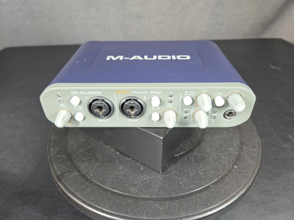 M-Audio Fast Track Pro Digital Recording Interface - No Power Adapter FAST SHIP!