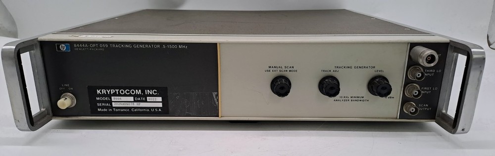 HP Hewlett Packard 8444A-OPT 059 Traking Generator 5-1500 MHz