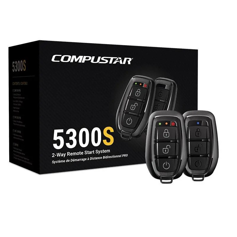 Compustar CS5300-S All-in-One 2-Way Remote Start Bundle 3000′ Max Range