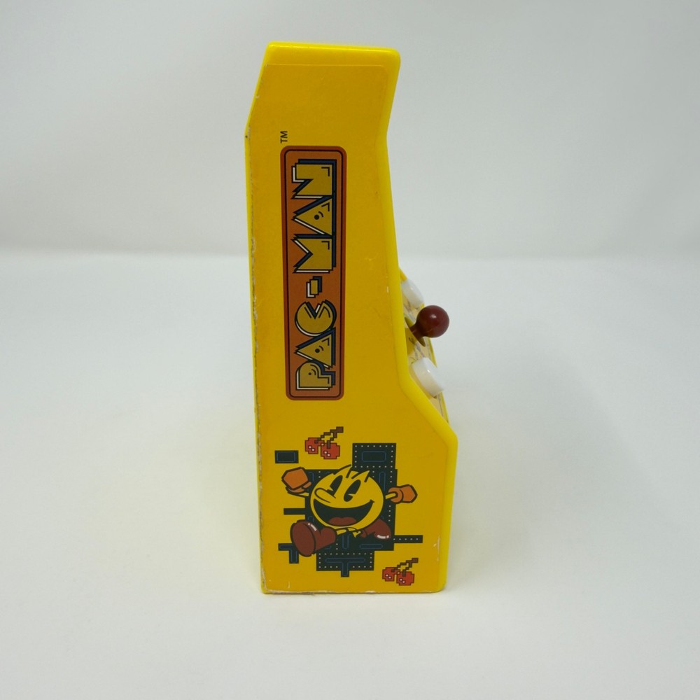 Pac-Man Mini Arcade Game Basic Fun Retro LCD Handheld Tested Working Used