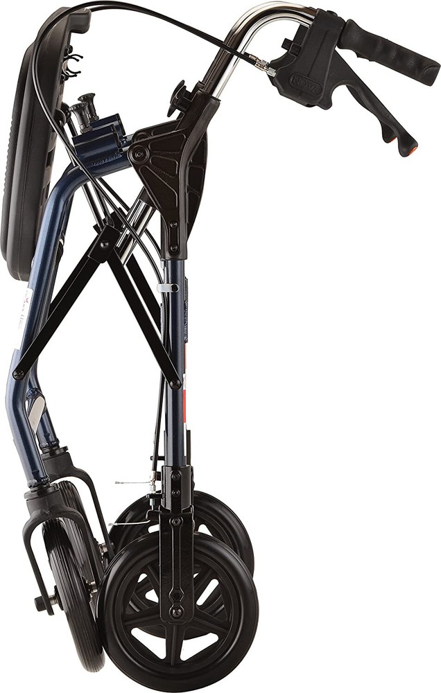 NOVA Mighty Mack HeavyDuty Xtra Wide Rollator Rolling Walker 500lb Cap - OPENBOX