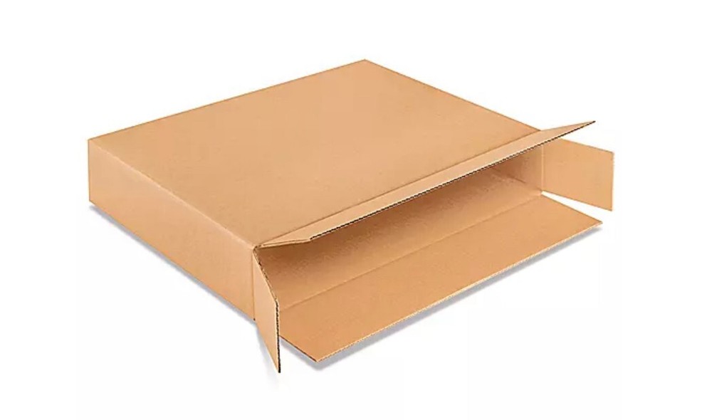 28" x 4" x 24" Cardboard Corrugated Box - SINGLE BOX - SIDE LOADING