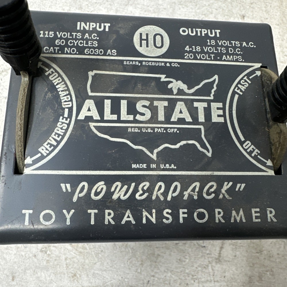 Allstate 6030AS powerpack toy transformer/NIB