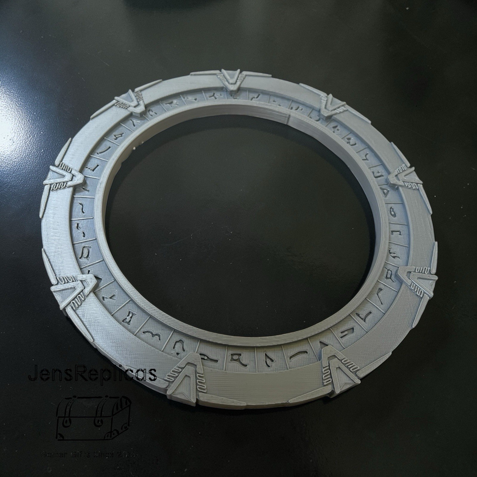 Stargate SG1 Gate 10” Sculpture Collector Replica, Grey, Prop Display Collection