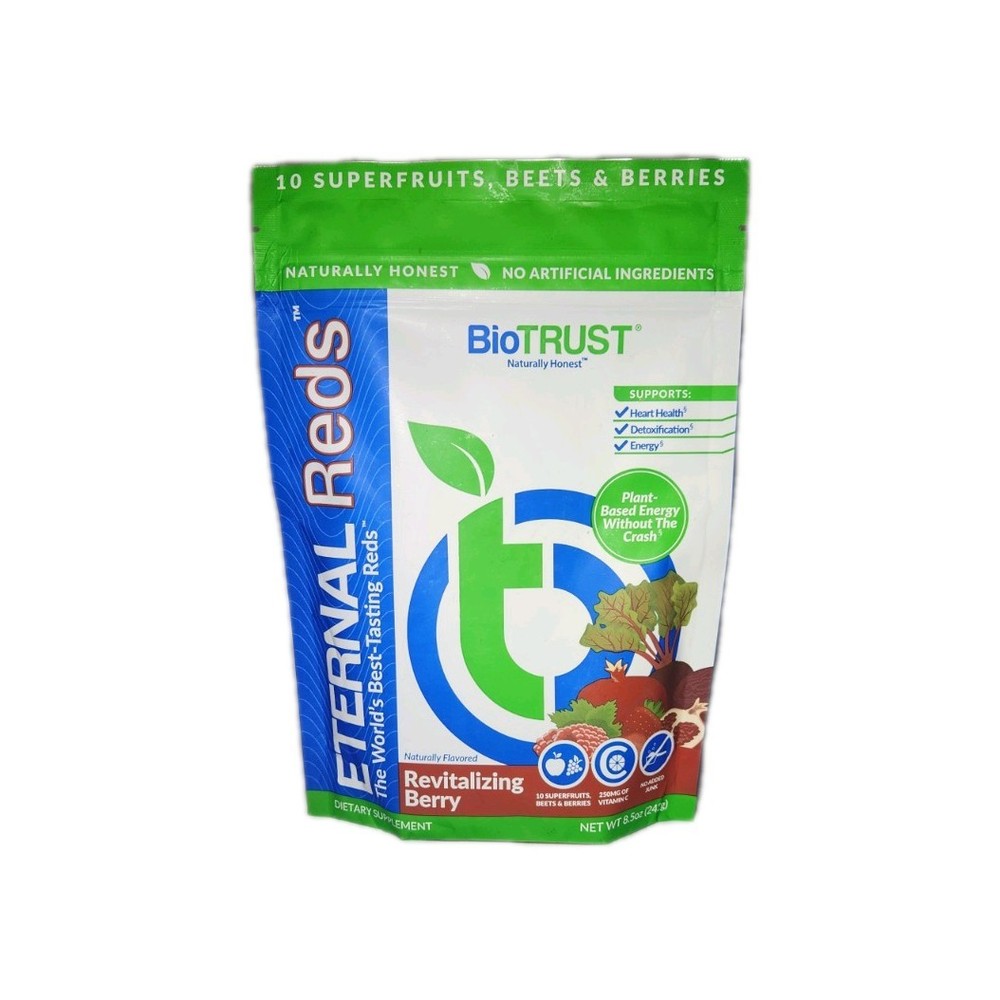 BioTrust Eternal Reds Revitalizing Berry. 8.5oz BB 7/26