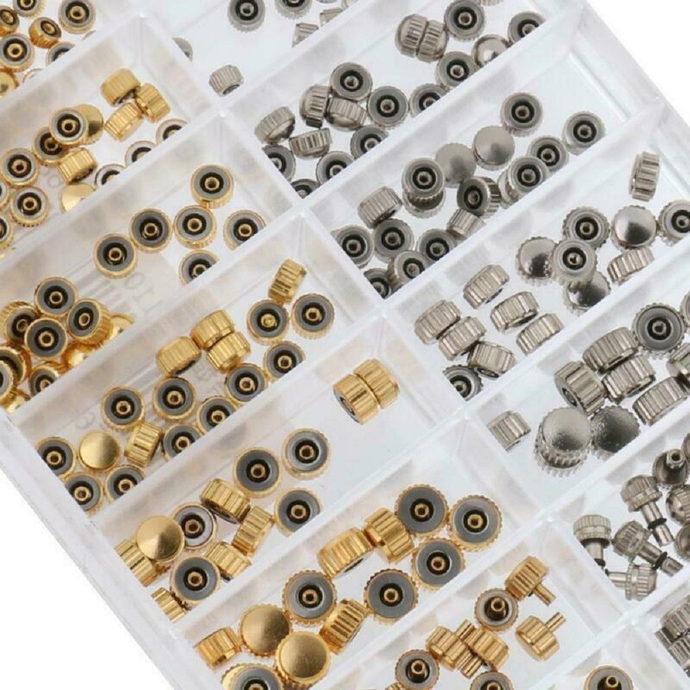 Multi Sizes Copper Quartz Watch Stem Crown Repair Assortment Watchmaker Tool H
