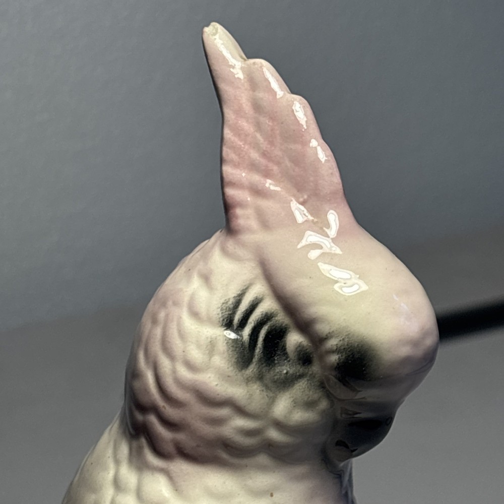 Pink Cockatiel Figurines 8" Tall