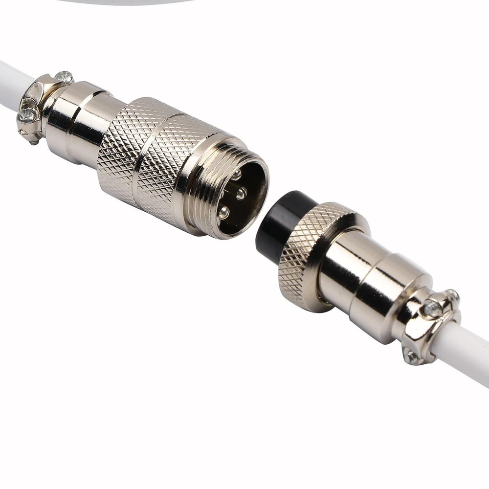 Aviator Coiled USB Cable for Mechanical Keyboards - Tangle-Free & Stylish