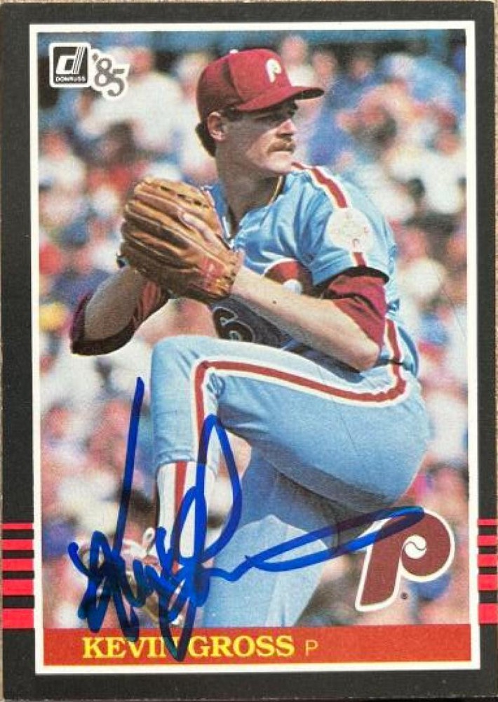 Kevin Gross Autographed 1985 Donruss #477