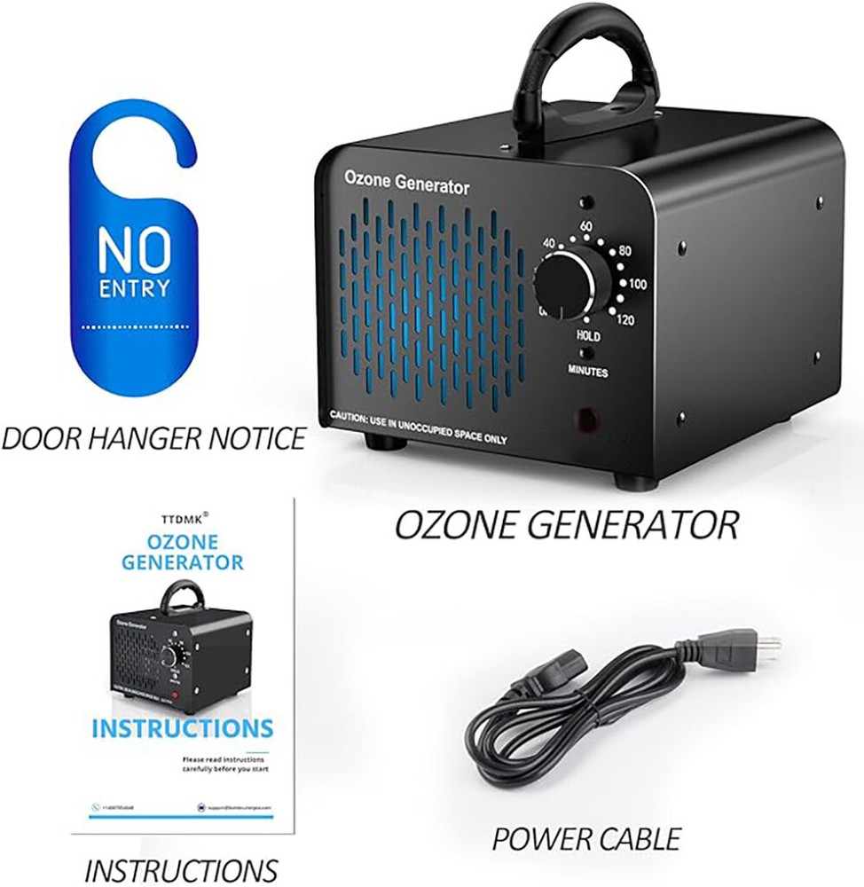 36000mg/h Air Purifier Ionizer Ozone Generator Machine Ozonator Timer for Home