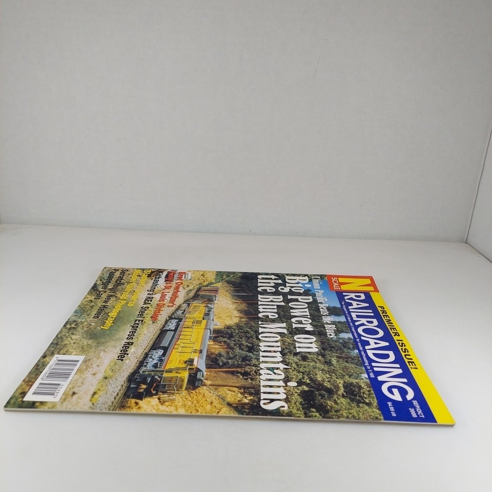 N Scale Railroading Sep Oct 2000 Premier Issue Union Pacific Blue Mountains