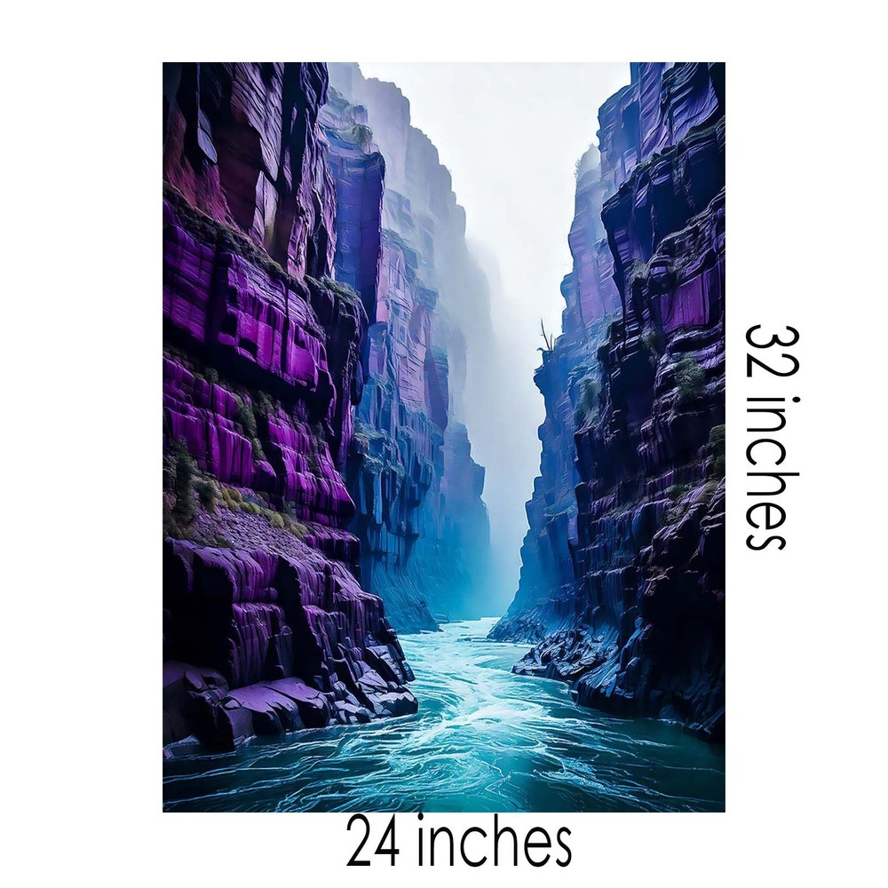 Canyon Mist Fall Printable Wall Art Digital Image Download