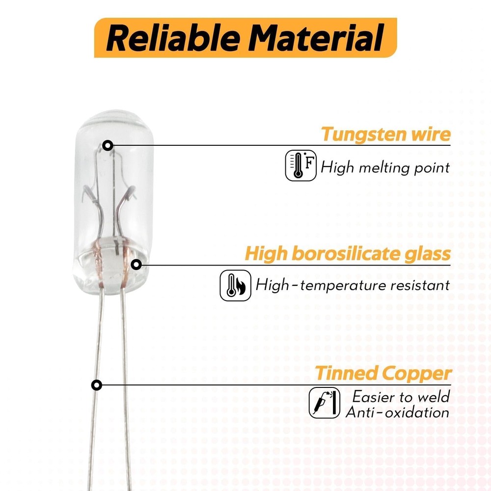 FUCSH 20PCS 4.7mm Instrument Cluster Gauge Panel Dashboard Back light