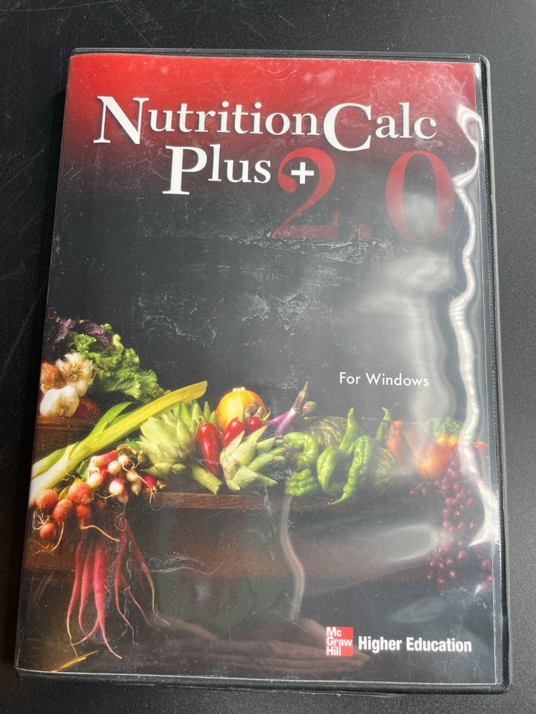McGraw Hill Nutrition Calc Plus 2.0 PC CD-ROM