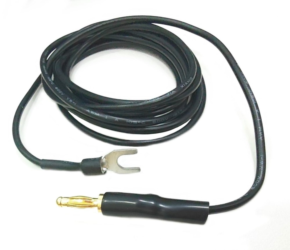 6 Feet Long Custom Ground Wire Plug Plated for Technics SL- Models B92 B250...