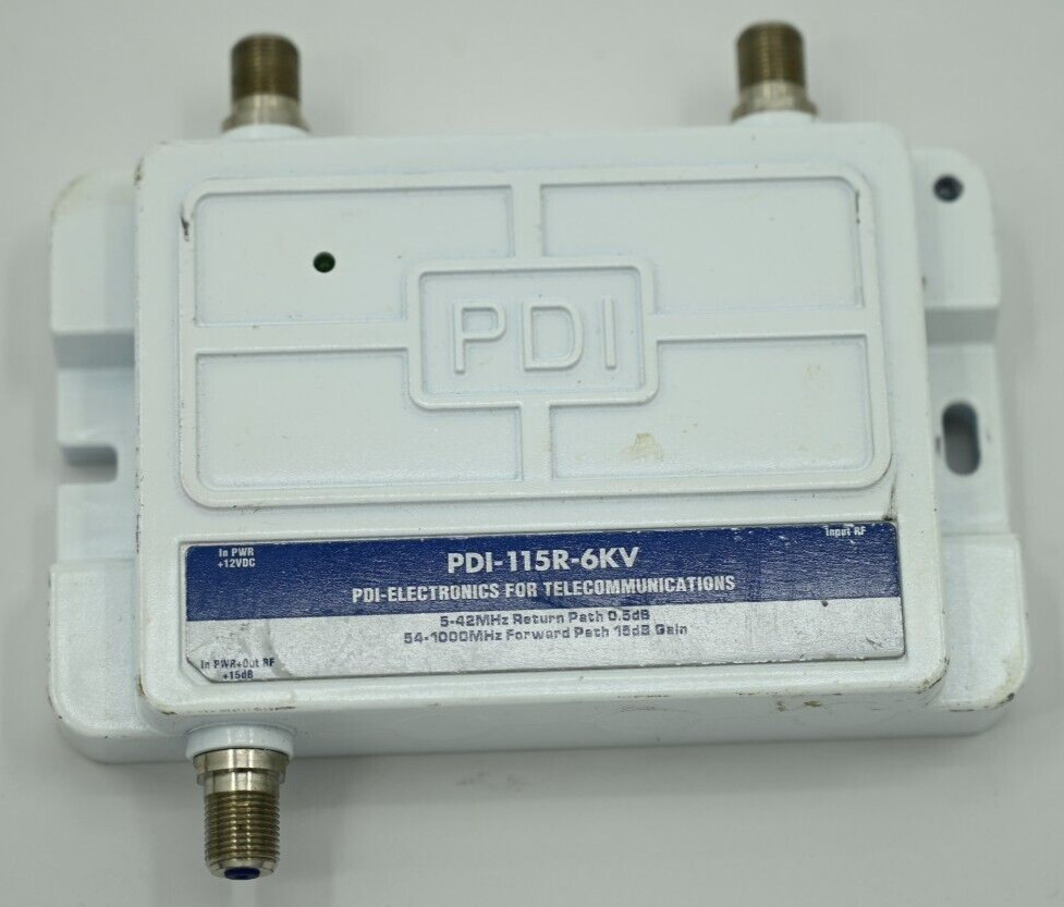 PDI Electronics Telecommunications Amplifier Model PDI-115R-6KV