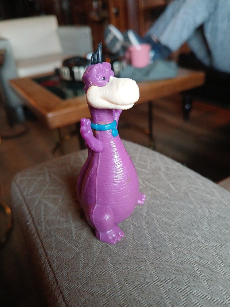 Flintsones Dino Vintage Plastic Candy Container (empty)
