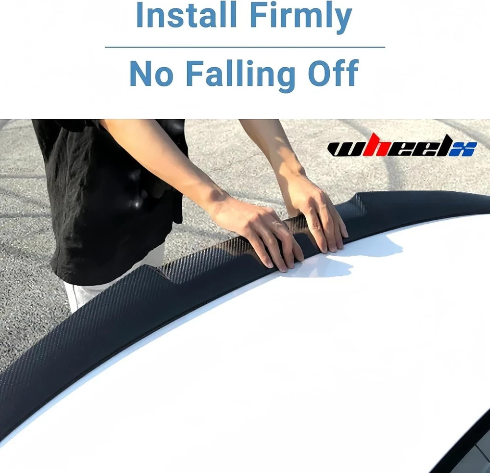 Rear Trunk Spoiler Compatible with 2012-2018 3 Series & Carbon Fiber Pattern