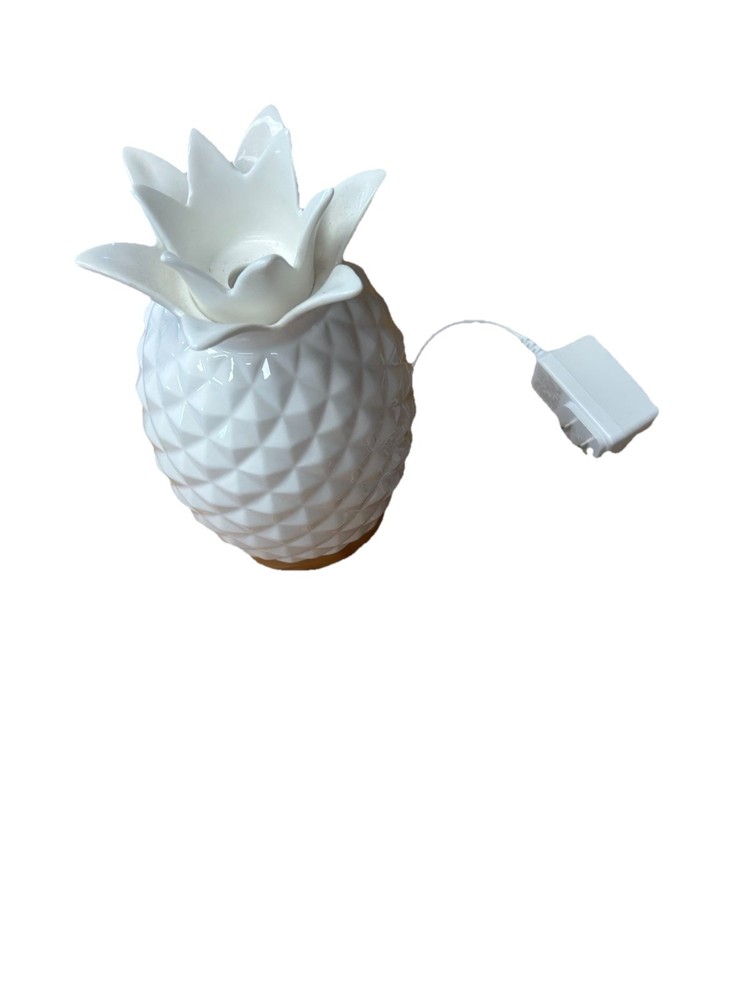 White Pineapple Essential Oil Diffuser Ceramic Beautiful Color Changing