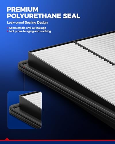 Engine & Cabin Air Filter Kit, Replacement for Chevrolet Traverse 2009-2017,
