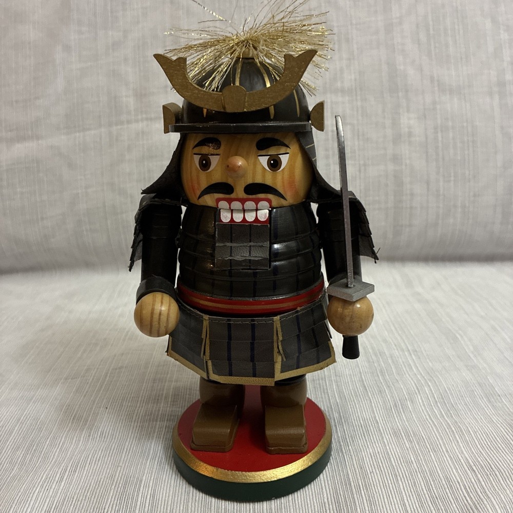 Samurai Warrior Nutcracker/Wooden/2010/7.5”/Possibly World Market