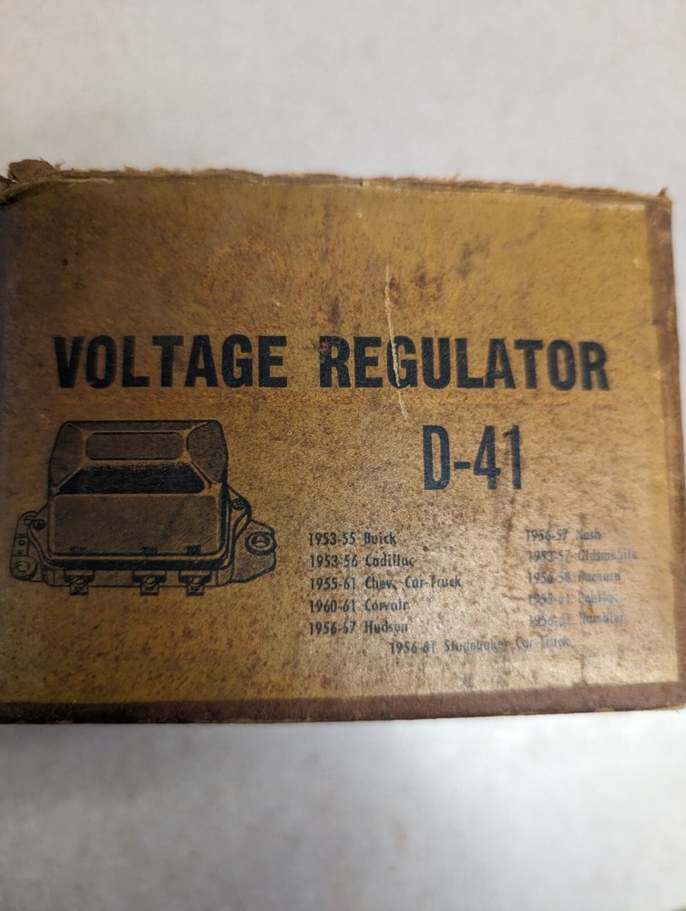 Delco D-41 Voltage Regulator Vintage