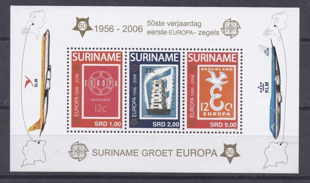 MUH mini Sheet: Suriname: 2006 EUROPA miniature sheet