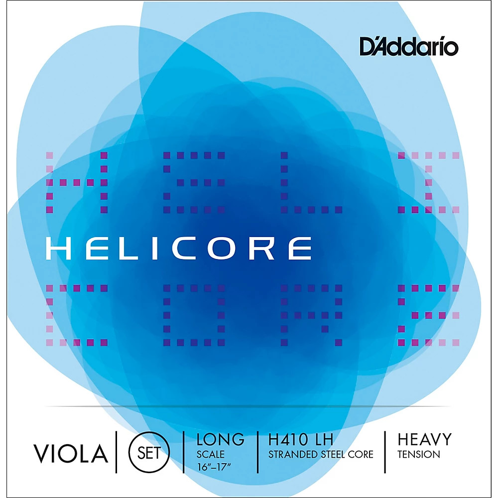 D'Addario H410 Helicore 16+ Inch Viola String Set 16+ Long Scale Heavy