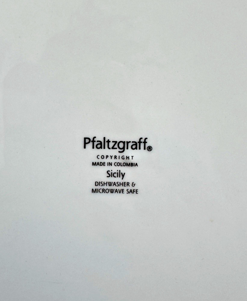 Pfaltzgraff Sicily 12.5" Round Plate/Platter