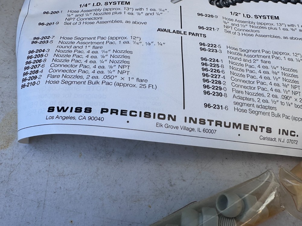 SPI Snap-Loc Connector Pack & Nozzle Pack