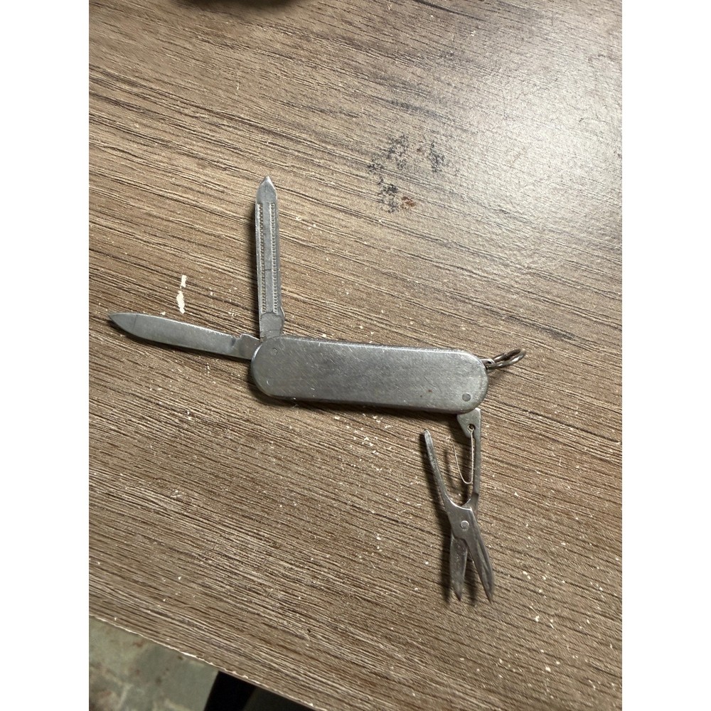 Mini Swiss Style Multi Tool Pocket Knife Scissors Keychain