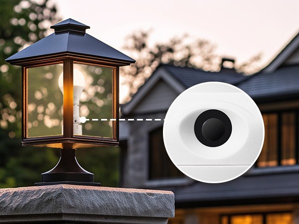 DEWENWILS Light Sensor Socket, E26/E27 Socket Adapter, Automatic Dusk to Dawn