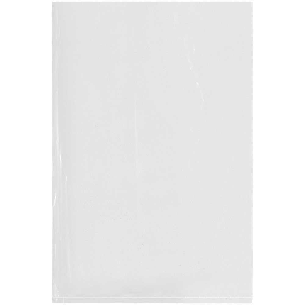Plymor 8" x 12", 2 Mil Flat Open Clear Plastic Poly Bags