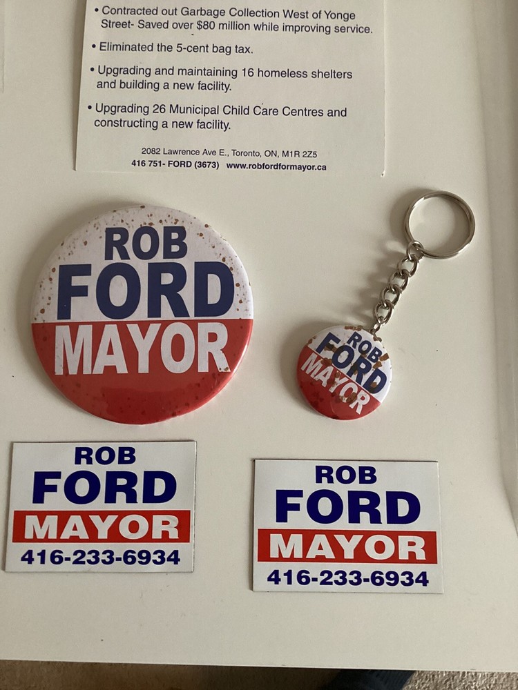 Rob Ford rare Collectables