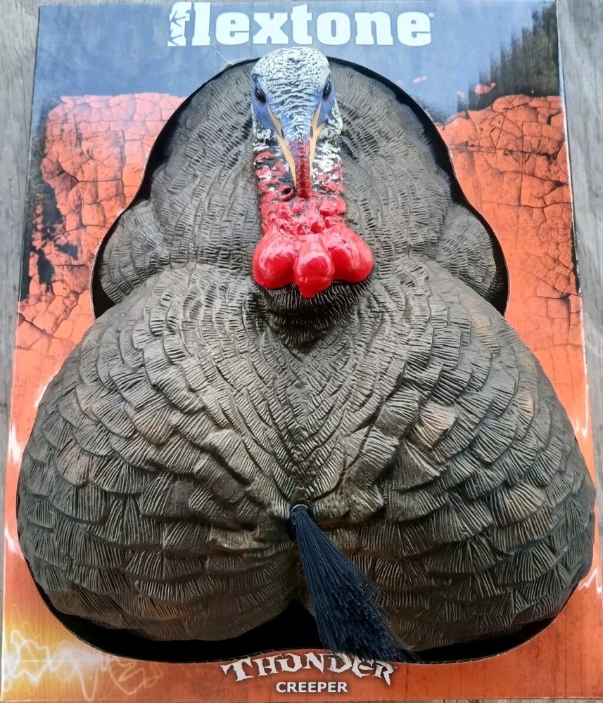 Flextone Thunder Creeper Full Strut Portable Turkey Decoy. Very Cool Decoy!!