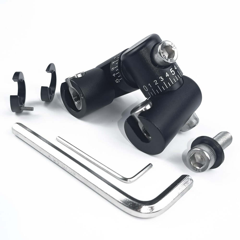 Carbon Archery Bow Stabilizer Single Side Adjustable V-Bar Mount Quick Discon...